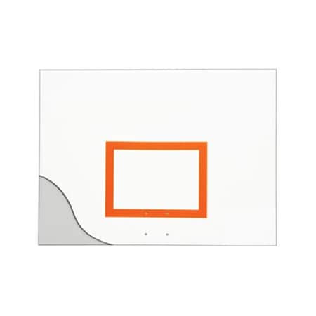 First Team First Team FT261 Aluminum 42 x 60 in. Rectangular Aluminum Backboard; Black FT261 -BK